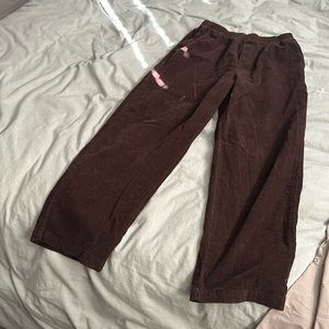 brown corduroy pants